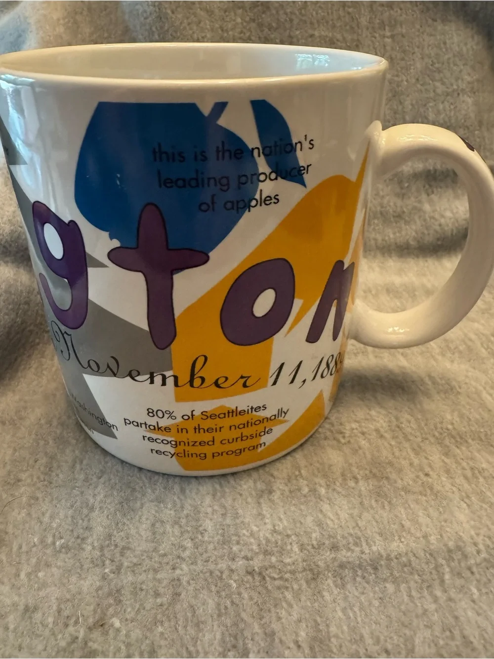 Starbucks Washington State Mug - 1997 States of Bean Series